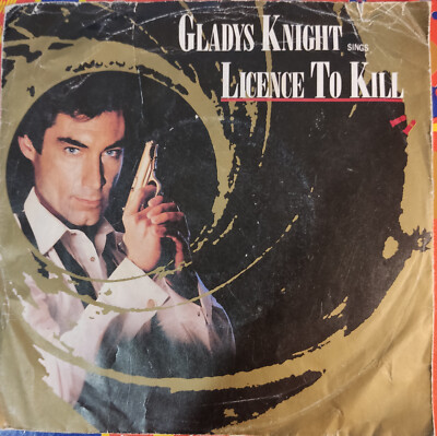 007 James Bond Licence To Kill Gladys Knight Single Vinyl Record LP OST 1989