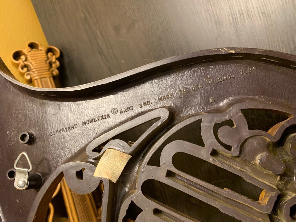 Vintage 1979 Homco Music Themed Wall Decor Violin and Tuba eBay