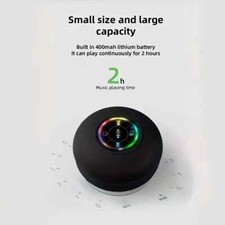 Mini Portable Wireless Waterproof Speaker With Suction Cup Bathroom  I1 