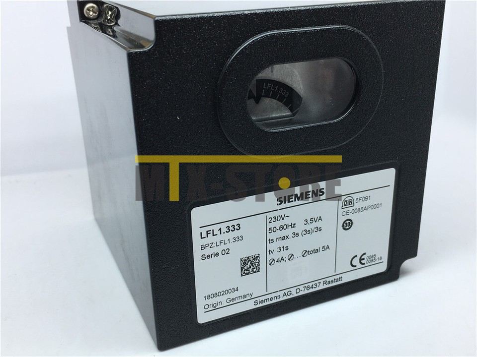 Regolatore Programma Per Bruciatore A Gas Siemens LFL1.333 Serie 02, 230V, Nuovo