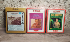 Vintage 1970's Jim Reeves RCA 8 Track Tapes Lot of 3 Sealed