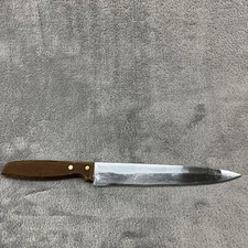 Regent Sheffield Chef Knife 8” Lazer Serrated Edge Stainless Steel Wood Handle