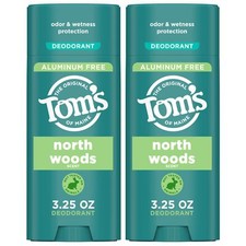 Tom  s of Maine North Woods Natural Deodorant for Men and Women, Aluminum Free...