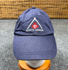 Scouts Canada Big Logo Cap Youth Adjustable Blue Embroidered Spell Out Hat