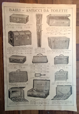 Truhen, Etuis, Taschen Und Körbe - Mailand 1924 Katalog Nr. 101