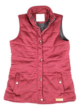 Marley Lilly Woman's Vest Size Small, 26"long , 36"chest Snaps Up With Pockets