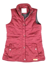 Marley Lilly Woman's Vest Size SMALL, 26"Long , 36"Chest Snaps up with pockets