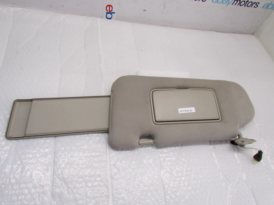 2005-2007 INFINITI FX35 FX45 UPPER FRONT ROOF LEFT SIDE SUN VISOR OEM - Imagem 4 de 4