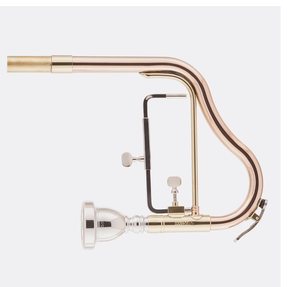 Tuba Blessing Standard Bb 3/4, 3 válvulas, laca transparente, conjunto Foto 2 de 2