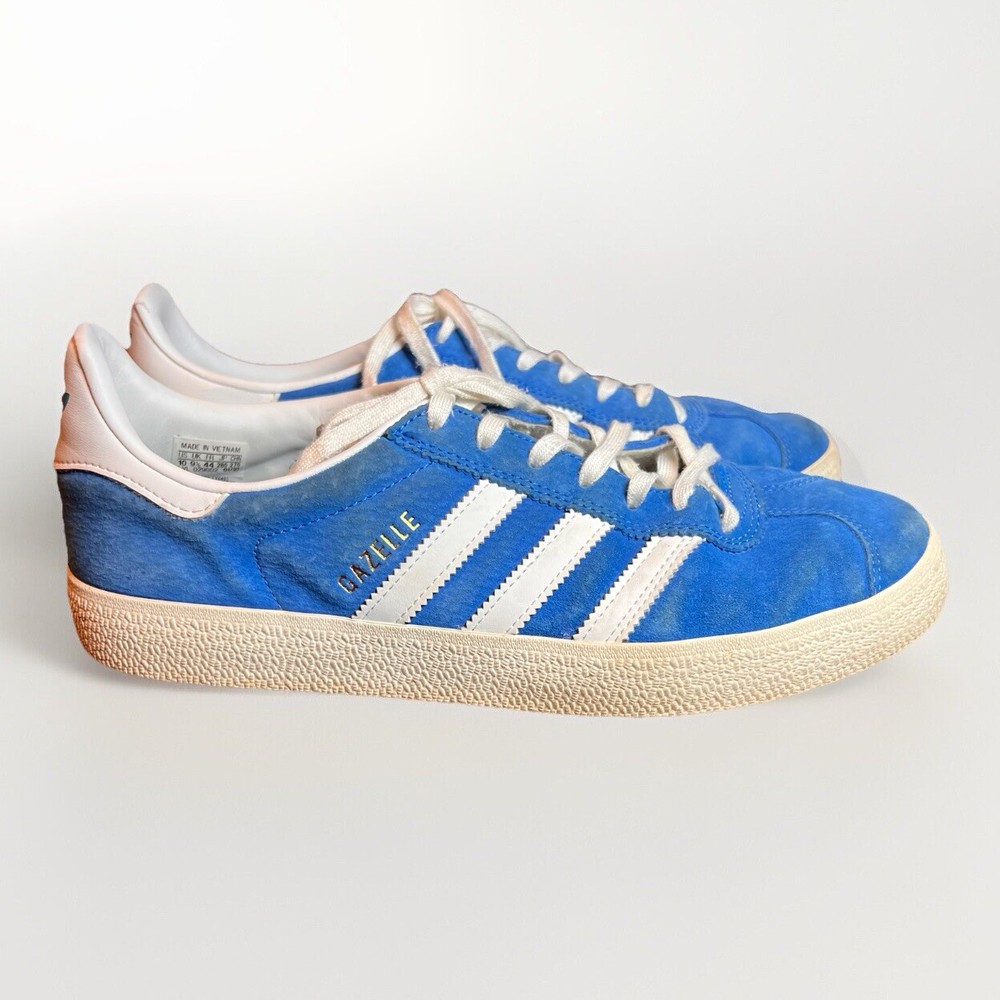 Adidas Gazelle Originals Bold Aqua Blue White GY7337 Shoe Sneaker Mens Size 10