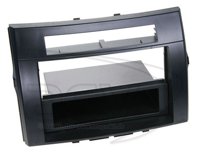 Doppel-DIN KFZ Blende Radioblende+Fach Toyota Corolla Verso E12 2004-2009 schwar