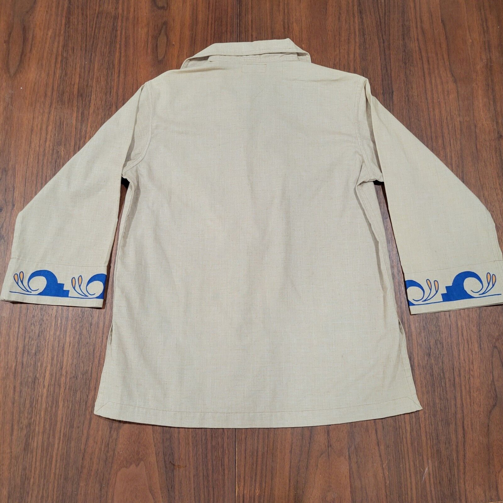 Vintage Handmade Painted Tunic Shirt Sarenhowane … - image 6