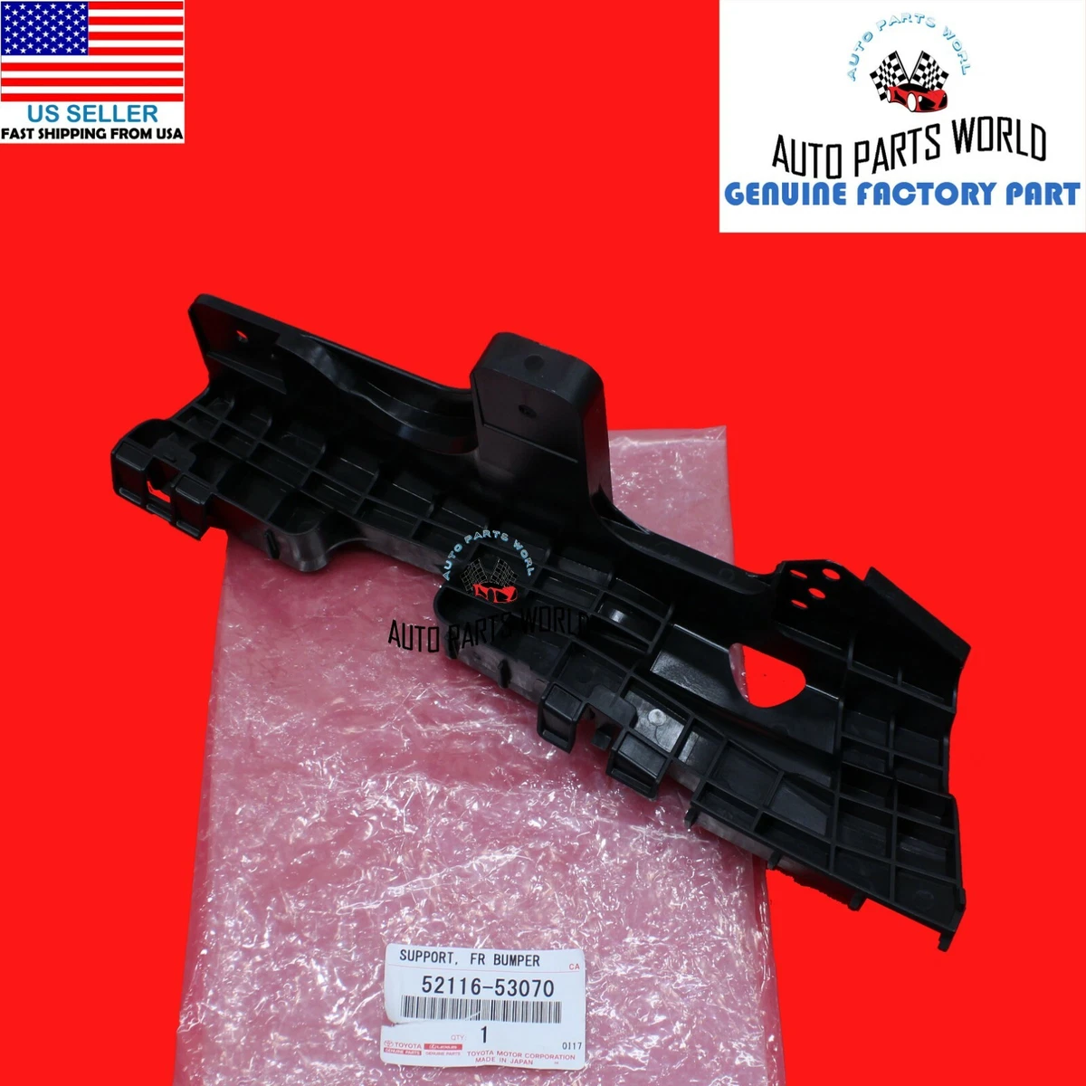 GENUINE OEM LEXUS 11-13 IS250 IS350 LEFT FRONT BUMPER SIDE SUPPORT  