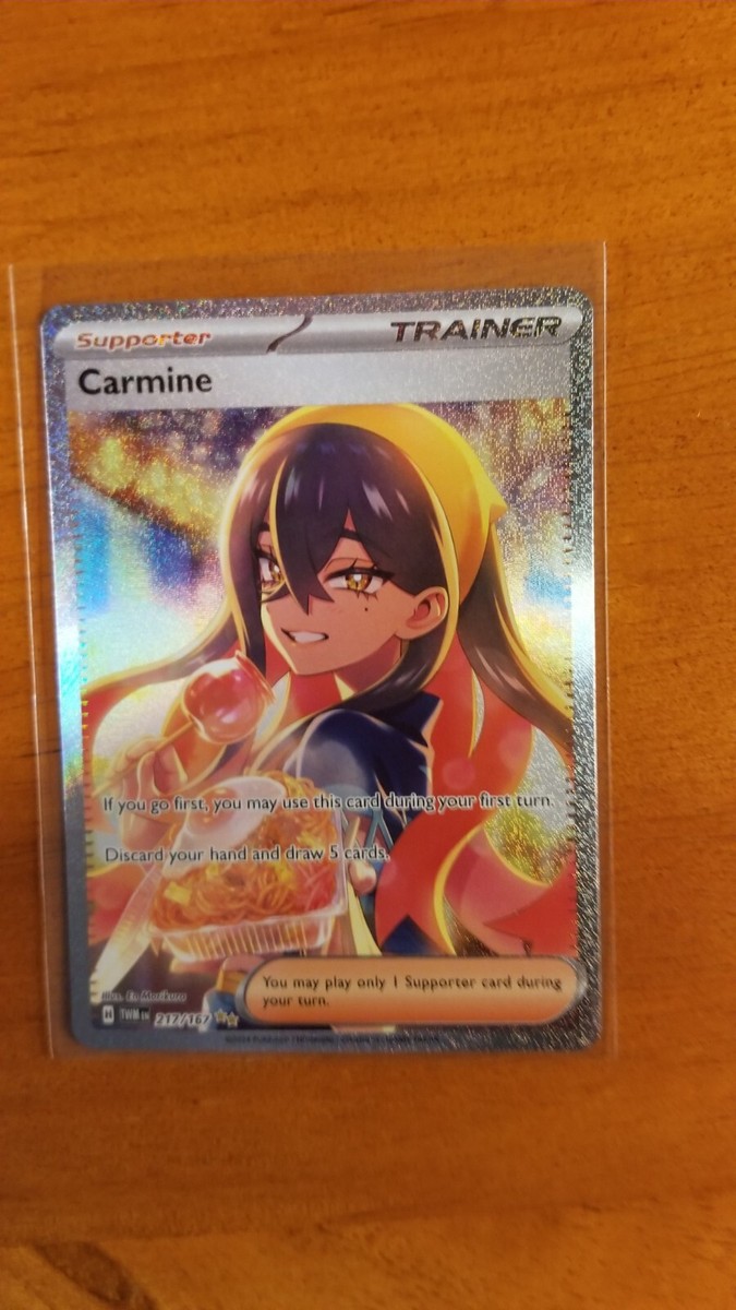 EXILEコラボ　Carmen Pokémon TCG Carmine Scarlet & Violet-Twilight Masquerade 217/167