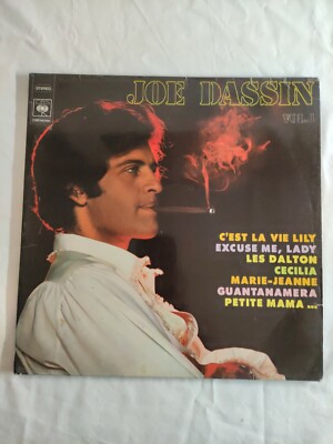 N626 Vinyle 33 tours à Joe Dassin c'est la vie Lily les Dalton Cécilia 1973 rare