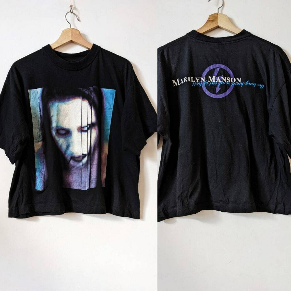 Vintage Marilyn Manson Merch the long road out of hell 1998 Vintage Marilyn Manson Merch the long road out of hell 1998