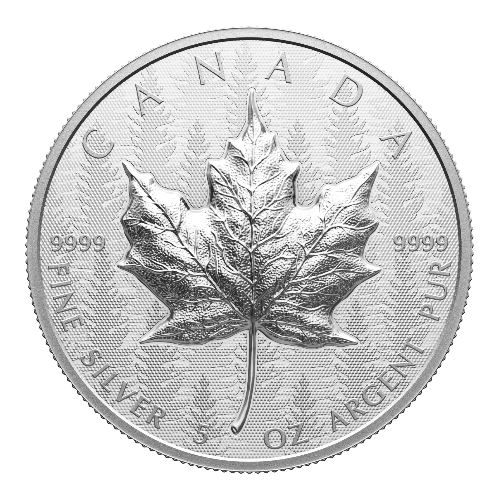 2024 Canada $50 Ultra-High Relief 5 oz SML - Pure Silver Coin