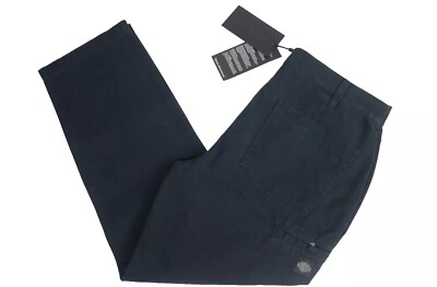 New Harley Davidson Woven Carpenter Cargo Work Pants Mens, SZ 36x30 NWT