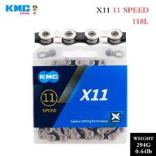 KMC 11-fach Kette X11 silber 116 Glieder dehn...