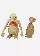 E.T. LJN Wind-Up  Phone Home Toy Figures HTF Extra Terrestrial VTG 1982 3 Inch