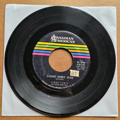 LINDA SCOTT Count Every Star/Land Of Stars 45 7'' Record Vinyl Records