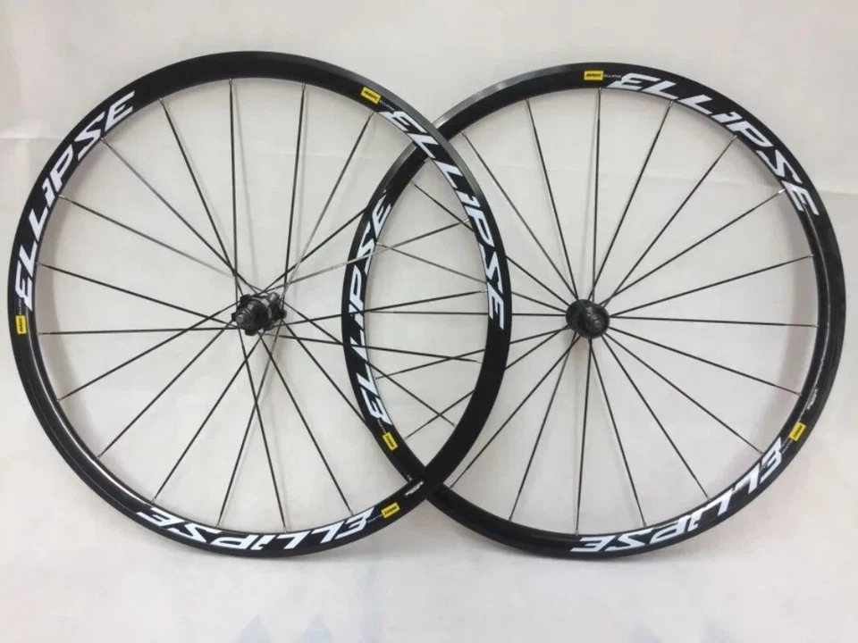 700C Bike Fixed Gear Track Wheelset 30mm Quick Release Road Bicycle Wheels 20H - Image 2 of 4