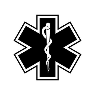 Star Of Life Sticker Decal Die Cut
