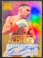 2021 Skybox Metal Universe Teofimo Lopez Premium Auto Star Rubies S-23 Rookie RC