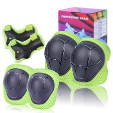 Kids Protective Gear Set SHENMOREN Knee Pads for Kids 3-10 Years Toddler Knee...