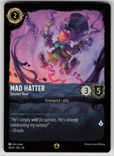 Mad Hatter - Sinister Host Illumineer's Quest: Deep Trouble 10/31 Lorcana TCG NM