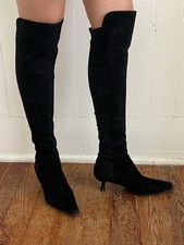 Designer Staurt Weitzman Suede Stretch OTK Kn...