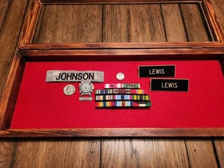 United States Military Patches Medals Name Tag Rifle Lewis Johnson LoT!