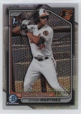 2024 Bowman Chrome Prospects Refractor /499 Stiven Martinez #BCP-229 11s9