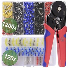 Quadrios 22T008    Kit pinza crimpatrice Boccola 0.25 fino a 10 mm² incl. Assort