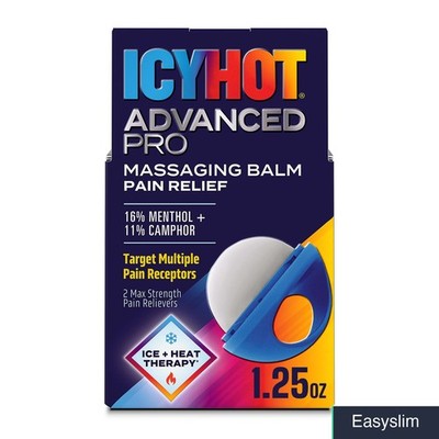 Topical Pain Relief Massage Balm with Menthol & Camphor, 1.25 oz, 2pk