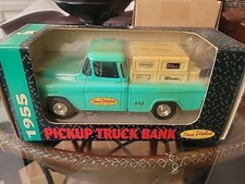 ERTL 1/25 Scale Diecast 1955 Pickup Truck Chevy Bank Coin True Value 1993