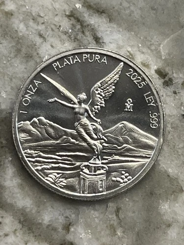 2025 Mexico Libertad INTAGLIO TRIBUTE Silver -1oz. 999 RARE WITH Mo MINT MARK