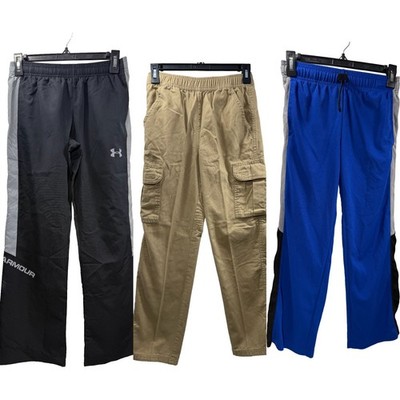 Youth Boys Medium Clothing Lot 3 Pairs of Pants Under Armour & Children's Place