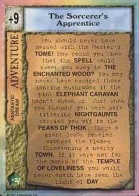 The Sorcerer's Apprentice - Dreamlands - Mythos