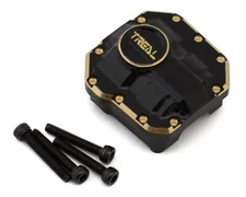 Treal Hobby Axial SCX10 II Brass Differential Cover (Black) (50g)