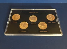 ❅Gold Edtn❅ 2006-D Quarter Set ~NV NE CO ND SD~ Die Strike Mint Errors ☆SONOMA☆