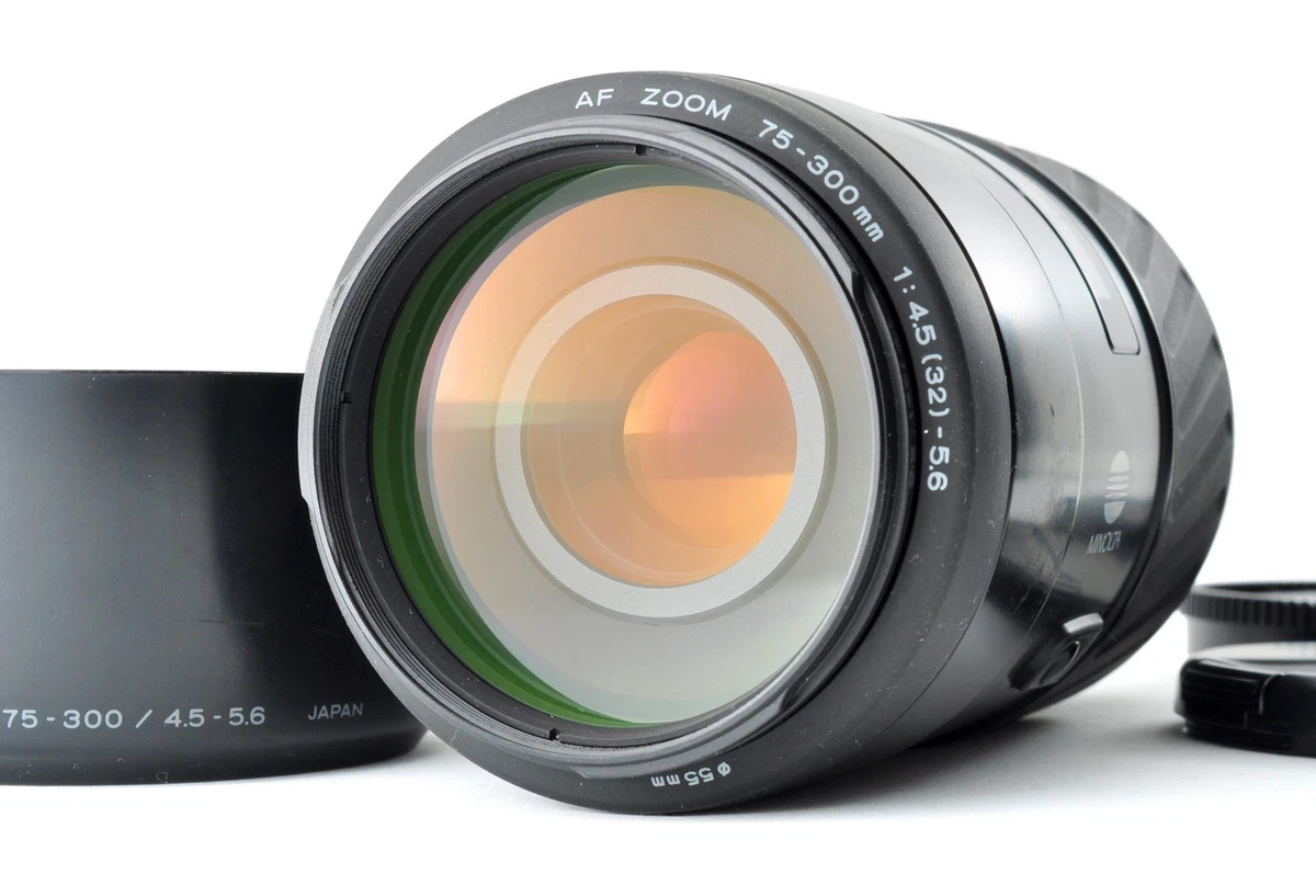 MINOLTA レンズAF zoom 75-300mm 1.5m/4.9ft MINOLTA レンズAF zoom 75-300mm 1.5m/4.9ft MINOLTA レンズAF zoom 75