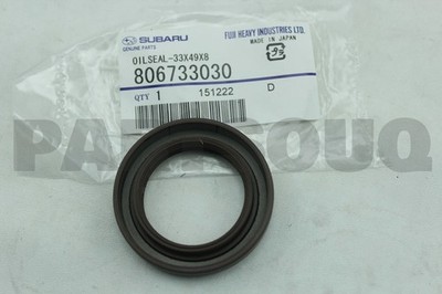 サリ 806733030 Genuine Subaru OIL SEAL X49X8 80673-3030 | eBay