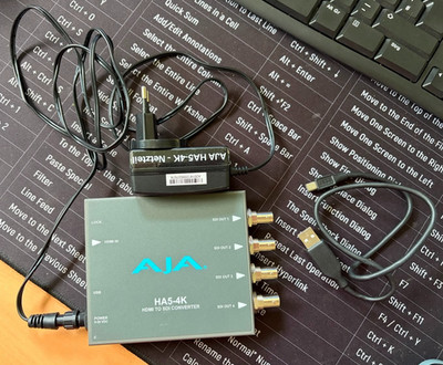 AJA HA5-4K HDMI to SDI Converter