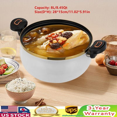 #ad #ad Micro Pressure Cooker Non stick Pot 8l Multi function Micro Pressure Cooking Pot $41.41