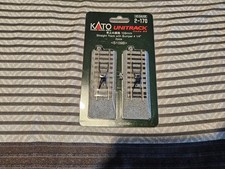 Kato 2-170 Straight Track w/ Bumper 109mm 4-1/4"  2 : HO Scale