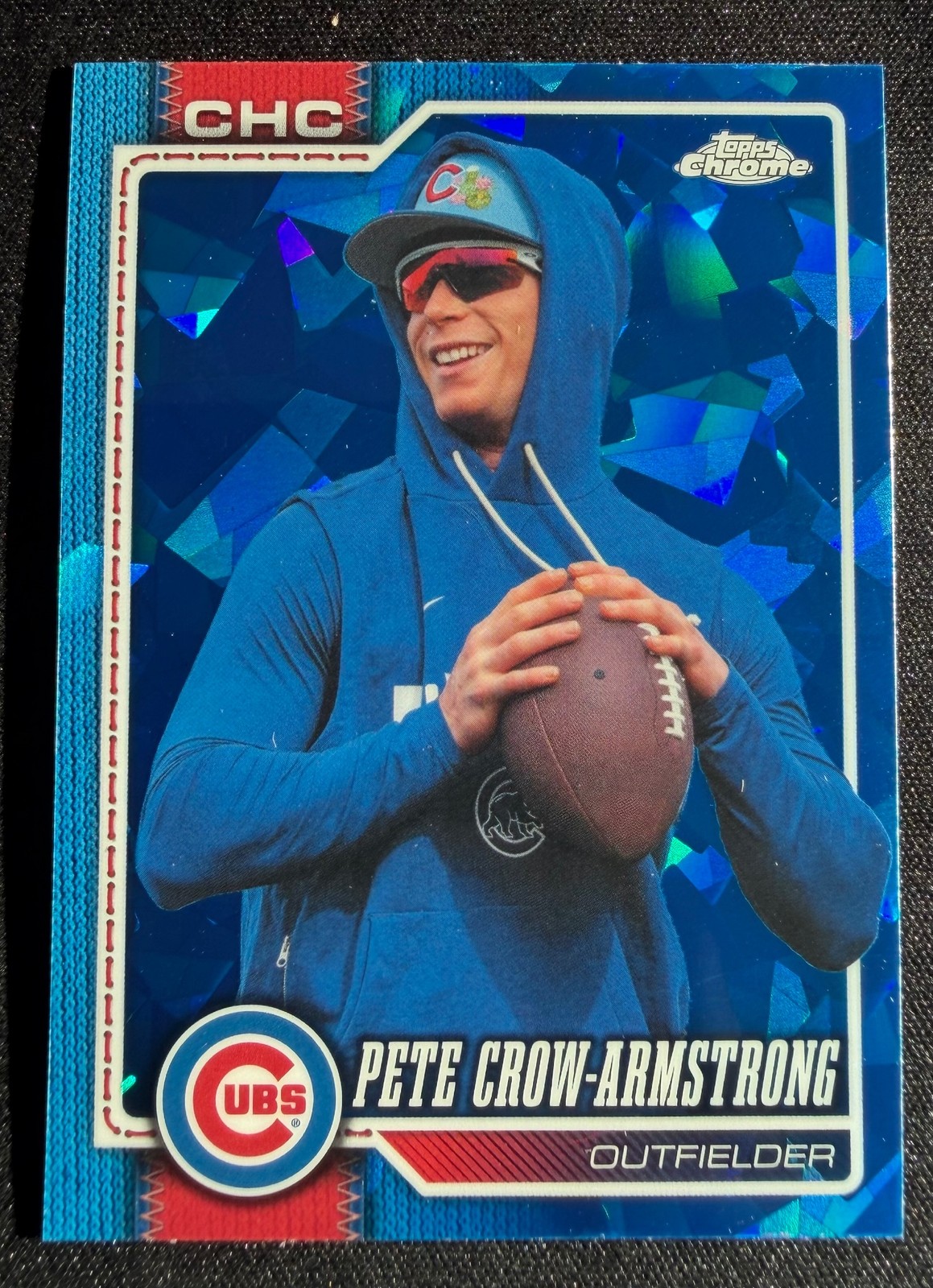2026 Topps Chrome Sapphire Edition #45 Pete Crow-Armstrong Image Variation