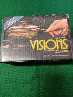 vintage 1984 visions corning v-81 cookware