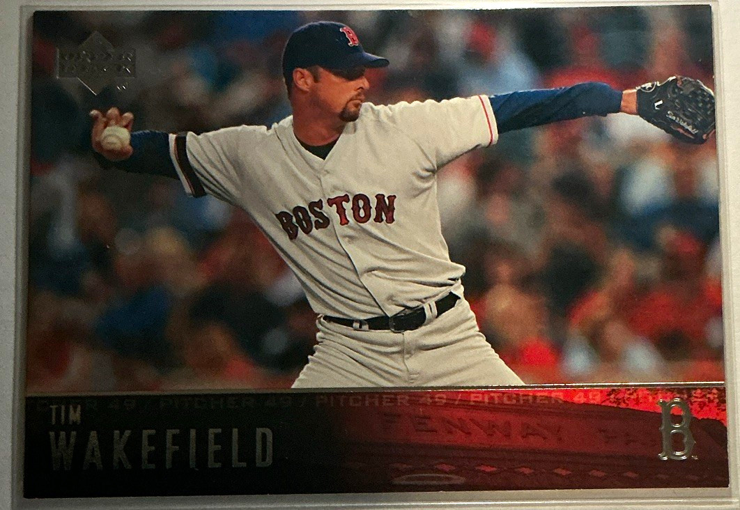 Upper Deck 2004 Tim Wakefield Boston Red Sox #307 Base Set Baseball Card