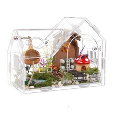 Acrylic Jumping Spider Enclosure with Magnetic Door - Transparent Tarantula Terr